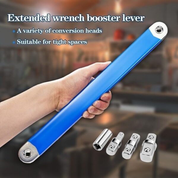 Extension Socket Wrench Set - Offset Impact Tool, Equipped With A Multi-functional Adapter - Durable Maintenance Tool For Automotive Repair