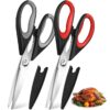 c82c9f6d-5817-45c4-9f65-6d8cf35bc637.jpg Kitchen Scissors Shears All Purpose Heavy Duty Protective Sheath