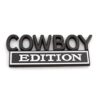 2pack Cowboy Edition Emblems, Seabee Emblem 3D Badge Decal Car Truck SUV,Refrigerator Sticker,Window Display Stickers,Bicycles, Laptops, Fridges