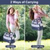 5Pcs Baby Nappy Diaper Bags Set Mummy Diaper Handbags With Diaper Pad Food Bag Bottle Bag Travel Tote Bags For Mom Dad