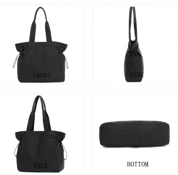 18L Side-Cinch Shopper Bags Lightweight Shoulder Bag Tote Handbag For Shopping Workout Beach Travel