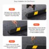 cdfed6ec-ddc6-42ea-8f82-068bbac4177f.jpg Parking Stopper, 72 Inch Heavy Duty Parking Aid For Garage, Rubber Curb Garage Floor Stopper With Reflective Strips, Vehicles Gadgets For Cars Vans Trucks Tire Wheel Guide Block Stops Bumpers