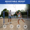 DOUBLE FISH Portable Badminton Net Versatile Portable Badminton Net - Foldable, Standard Size For Indoor & Outdoor Sports - Ideal For Volleyball & Tennis Training