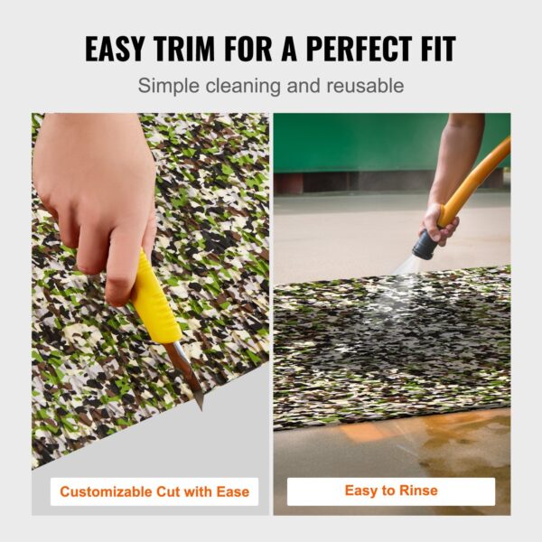 cf894508-64b0-4f41-bcb8-60e514893ee8.jpg Boat Flooring, EVA Foam Boat Decking 94.5" X 23.6", Non-Slip Self-Adhesive Flooring, 31.1sq.ft 2 Rolls Of Marine Carpet For Boats, Yacht, Pontoon, Kayak Decking