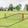 d68be16c-7d06-4685-bad4-720bc0c04400.jpg 10ft Portable Soccer Tennis Pickleball Badminton Mini Tennis Net W Sideline For Training With Included Storage Bag, Red