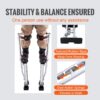 Drywall Stilts, 18''-30'' Adjustable Aluminum Tool Stilts With Protective Knee Pads, Durable And Non-slip Work Stilts For Sheetrock Painting, Walking, Taping, Silver