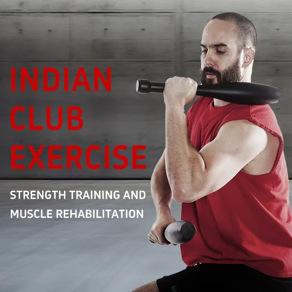 20LB Indian Club, Exercise Bat, Iron Club Bell For Strength Training And Muscle Rehabilitation