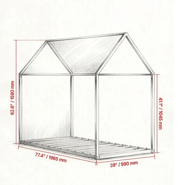 Canopy Bed Frame Only Bed Frame