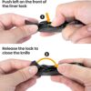 Small Pocket Knife Gift For Men Keychain Box Cutter With 1.34inch Blade, Mini Folding Knives EDC Gadgets, Stocking Stuffers Gift For Adults Men Him