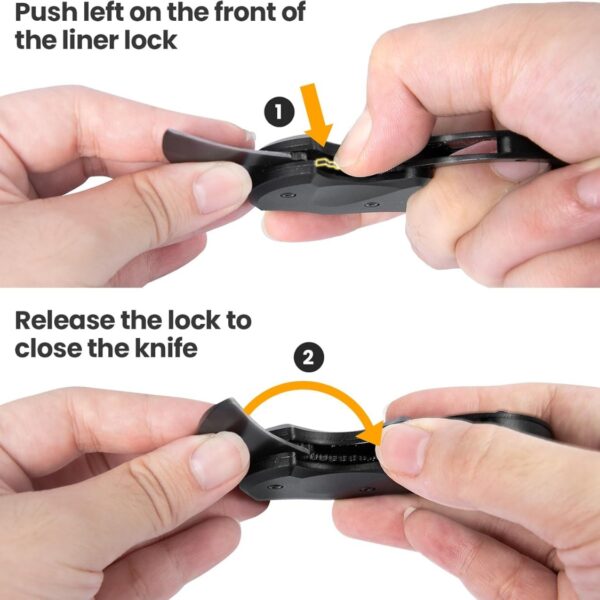 Small Pocket Knife Gift For Men Keychain Box Cutter With 1.34inch Blade, Mini Folding Knives EDC Gadgets, Stocking Stuffers Gift For Adults Men Him