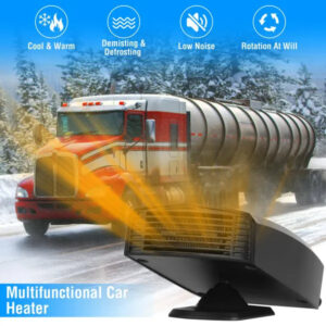 dc0adbd7-c2ab-4ff7-a59e-669e7b4cdf51.jpg Portable Car Heater Heating Fan 2 In 1 Defroster Defogger Demister Windshield Heater Automotive Cooling Fan With Rotating Base