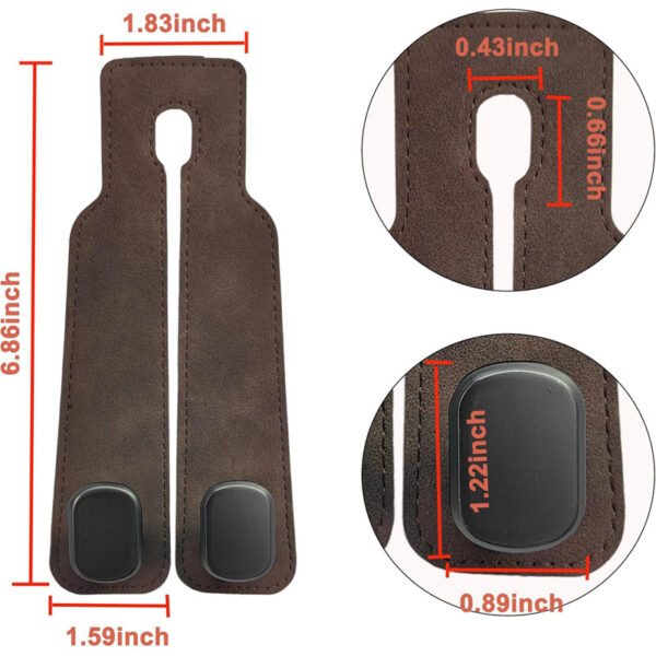 4pcs Car Seat Back Phone Holder Hook,Car Purse Hook Purse Hook For Car Seats Headrest Car Seat Hooks