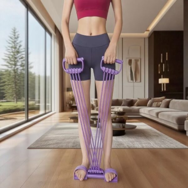 Womens Adjustable Shoulder- And Back-Open Foot-Operated Resistance Trainer