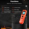 de9e0bde-c9c2-4557-b328-15e018c99486.jpg Automotive Circuit Tester, 8 - 35 DCV Power Circuit Probe Tester With TFT Color Display And Lighting, Automotive Power Tester Probe With 13 Ft / 4 M Cable, ABS Shell Electrical Detector Finder