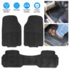 deb4ffbc-ca0a-4e9b-8408-2cc62c6788ce.jpg Set Of 3Pcs Automotive Floor Mats Set Front Rear PVC Rubber Floor Mats Heavy Duty Drive Vehicle Car Mats With Trimmable Design Fit Most Cars SUVs Trucks