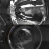 Black Headlights Compatible With Kenworth T680 2013-2021 Included Bulbs Pair