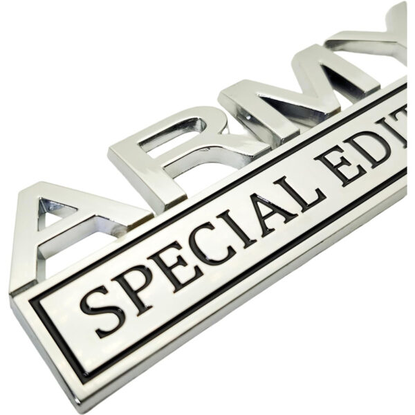2pack Army Special Edition Emblems, Army Car Emblem 3D Badge Decal Car Truck SUV,Refrigerator Sticker,Window Display Stickers
