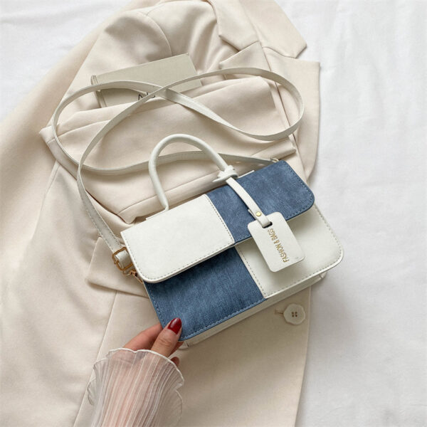 e26ae97f-c500-4939-9298-5d2f7956c90c.jpg Popular Fashion Stitching Texture Portable Shoulder Messenger Bag