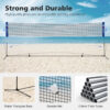 DOUBLE FISH Portable Badminton Net Versatile Portable Badminton Net - Foldable, Standard Size For Indoor & Outdoor Sports - Ideal For Volleyball & Tennis Training