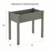 e4c19308-9346-4073-8ca1-41b5ae04106f.jpg A Legged Elevated Flower Pot, An Outdoor Planting Box With Padding, Used For Growing Herbs, Flowers And Vegetables