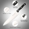 19-piece Knife Set, German Steel, Durable, Dishwasher-safe, Kitchen Knife Set With Built-in Sharpener For Chopping, Slicing, Dicing And Cutting
