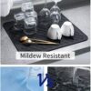 Dish Drying Mats For Kitchen Counter-Silicone Dish Drying Mat-Kitchen Dish Drying Pad Heat Resistant Mat-Kitchen Gadgets Kitchen Accessories Kitchen Small Appliances