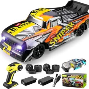 e7ba6532-ac7f-4799-9c28-def791a9c76a.jpg 4DRC H4 Remote Control Car 2.4Ghz 4WD High Speed RC Car For Kids Adults Toys/Gifts,2 Battery