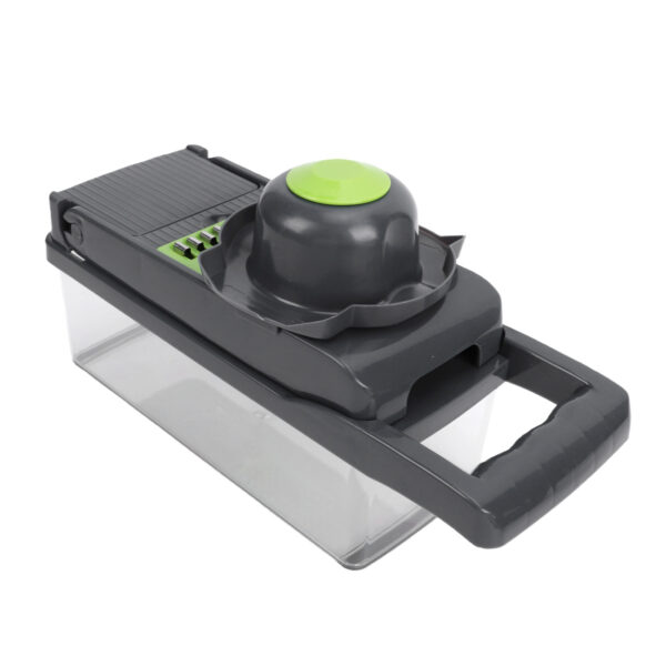 Vegetable Chopper With 1.5L Container Manual Food Veggie Cutter Kitchen Gadgets For Potatoes Tomatoes Cucumbers Carrots