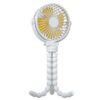 Portable Baby Stroller Fan Rechargeable Handheld Fan With Flexible Tripod Clip On Desktop Hanging Fan 3 Gear Speed With Tilt Head