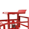 5 Ton Lifting Force Auto Car Truck Service Ramps Lifts, Garage Car Lift Hydraulic Ramps,Automotive Hydraulic Lift Repair Frame Lift 2 Pack  Red Color