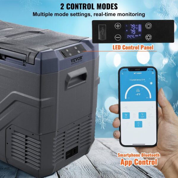 edbd9656-1a04-4e5c-9732-98397a9bc263.jpg Portable Car Refrigerator Freezer Compressor 40 L Dual Zone For Car Home