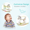 edcae7ce-e8db-44b2-90b0-d3995e93d3ed.jpg Wooden Rocking Horse Toddler Baby Ride-on Toys for Kids 1-3 Years with Classic Design & Wood Safety Bar, White