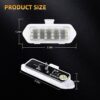 ee181657-01a2-4e3f-98d3-3c218b5112ac.jpg LED Side Mirror Puddle Lights For 03-06 Escalade Silverado Suburban Tahoe Sierra