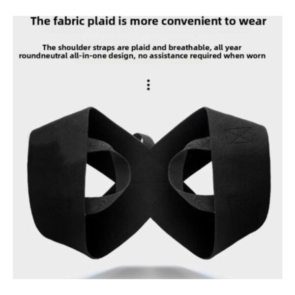 ef09ecdd-7c53-4381-b1da-d48aaa437681.jpg Fitness Heavy Shoulder Straps, Adjustable Fitness Posture Corrector Training Straps, Back Straightener Posture Corrector For Men Weight Training, Press Lifts, Chest Straight, Bench Presses