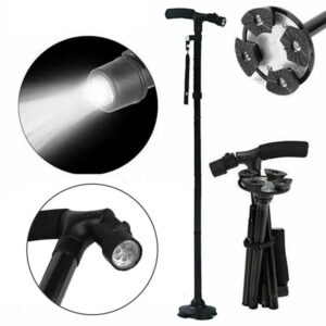 ef5bf60d-7545-4054-b131-683d0029aba3.jpg LED Walking Stick Cane Safety All Terrain Pivoting Base Folding Cane Travel