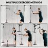 f0f52c27-4a3f-4f6f-b440-75cd869a710e.jpg Weight Cable Pulley System for Home Gym with Universal Loading Pin for LAT Pull Down, Biceps Curl Workout, Red