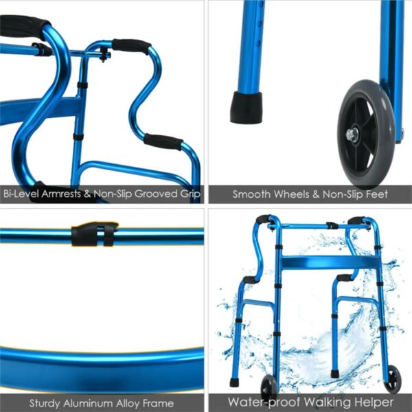 f73a27aaba3341638409c53654c4a58a.jpg Blue walking aid foldable