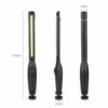 LED USB Rechargeable Work Light Magnetic Flashlight Flexible Cordless Torch Automotive Inspection Light
