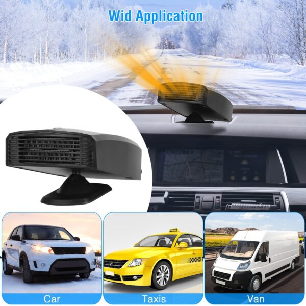 f8a926f2-bb67-4752-8f71-8ca114e3c707.jpg 24V 180W OR 12V 150W Portable Car Heater Heating Fan 2 In 1 Defroster Defogger Demister Windshield Heater Automotive Cooling Fan With 360 Degree Rotating Base