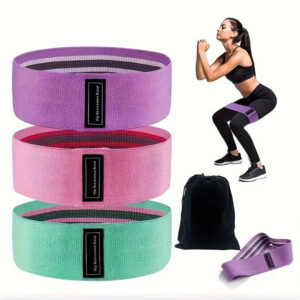f974871c-9a63-4793-918d-2caa38863f4c.jpg Set Of 3 Resistance Exercise Loop Bands Fitness Home Gym Yoga Glutes Booty Trainer