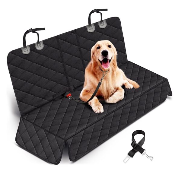 f9e54d36-036e-4edf-92e4-b585c5ca23c5.jpg 1Pc Dog Car Seat Cover Waterproof Scratchproof Pet Car Rear Protector Mat Pet Back Seat Cover With Dog Seat Belt For Car Truck SUV