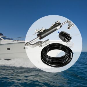fa928318-e635-4cb8-aac0-1ec038afb48c.jpg Hydraulic Steering Kit 300HP Hydraulic Steering Compact Cylinder Hydraulic Outboard Steering Kit With Helm For Boat Marine Steering System