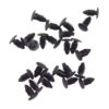 GM Automotive Push Pin Retainer Clips Black 25 Pcs 8MM