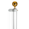 Cut Off Flagpole Aluminum Alloy, Adjustable And Extendable